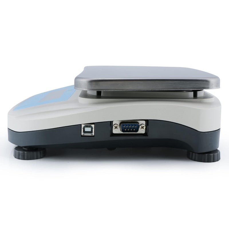 U.S. Solid Precision Lab Scale 5000g x 0.01g Analytical Balance USB RS232 Interface, 19 Measurement Units - Image 3